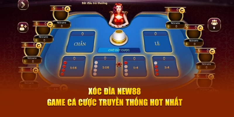 Xóc Đĩa New88 – Game Cá Cược Truyền Thống Hot Nhất